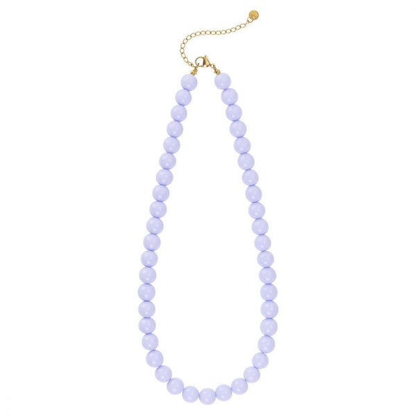 Necklace, BEADED Lavender