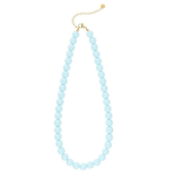 Necklace, BEADED Turquoise