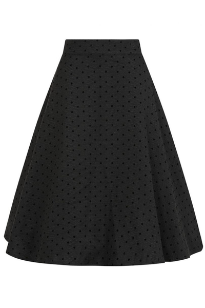 Swing Skirt, ANNIE SPOT black (25728)