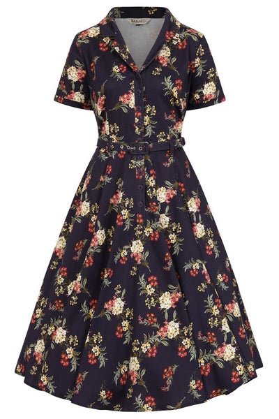 Swing Dress, BELLA Romantic Floral (17088)