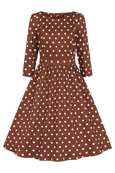 Swing Dress, MILANA Choco (690)