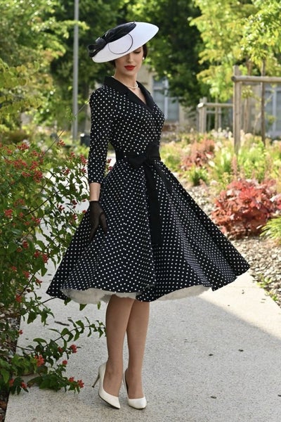 Swing Dress, CORA POLKADOT (835)