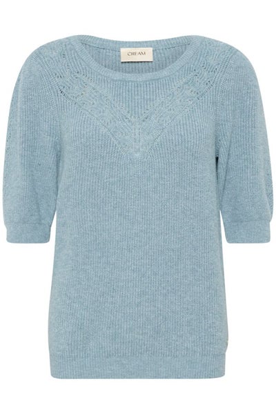 Knitted Top, DELA Dusty Blue