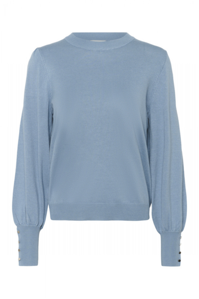 Knitted Top, LIZZA Windward Blue