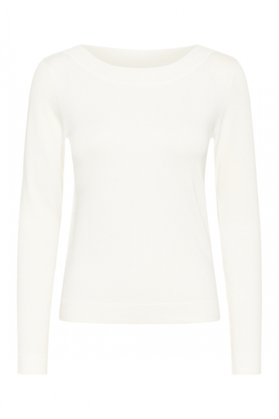 Knitted Top, LIZZA Boat Chalk