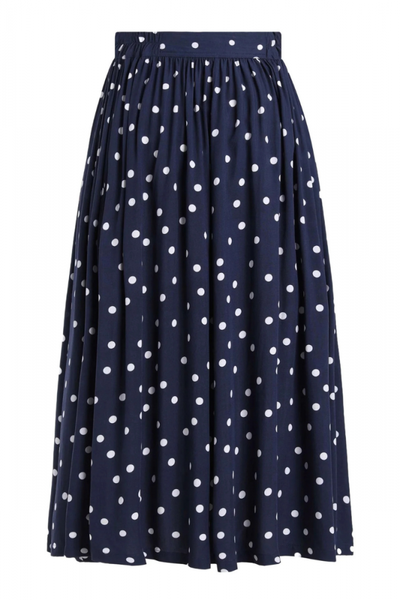 Skirt, ESTELLE Polkadot Navy