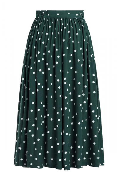 Skirt, ESTELLE Polkadot Green