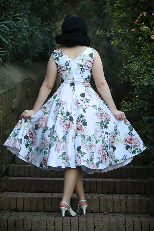 Swing Dress,  VERA FLORAL (786)