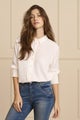 Blouse, CREAM Nola White