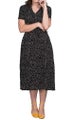 Flare Dress, BLACK SPOT (16161)