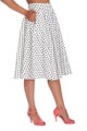 Swing Skirt, DOTTY White (25567)