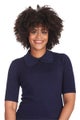 Knitted Top, BOW DELIGHT Navy (57158)
