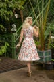 Swing Dress, AURORA FLORAL (809)