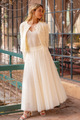 Tulle Skirt, PARIS FRILL Ecru