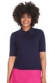 Knitted Top, BOW DELIGHT Navy (57158)