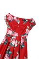 Swing Dress, LILY 50s Scarlet Rose (873)