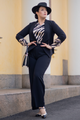 Trousers, BASE LEVEL Yarah Black