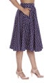 Swing Skirt, DOTTY Navy (25567)
