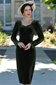 Pencil Dress, CARMEN VELVET (847)