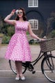 Swing Dress, PINK DOT (733)