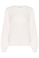 Knitted Top, LONE White Long Sleeve
