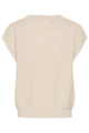 Linen Knitted Top, Cream VISA