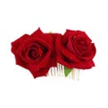 Hair Flower, RED ROSES