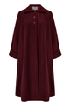 Swing Coat, SEAMSTRESS OF BLOOMSBURY Burgundy