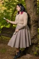 Swing Skirt, PINK CHECK PLEASE (25616)