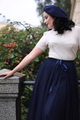 Tulle Skirt, PARIS Navy
