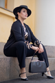 Trousers, BASE LEVEL Yarah Black