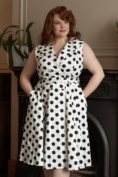 Swing Dress, CLARISSA POLKADOT (902)