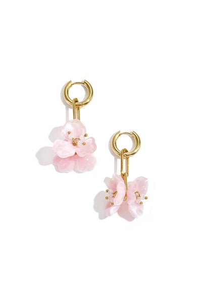 Earrings, PINK BLOSSOM