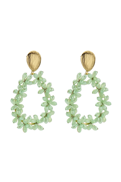 Earrings, LIEVA Green