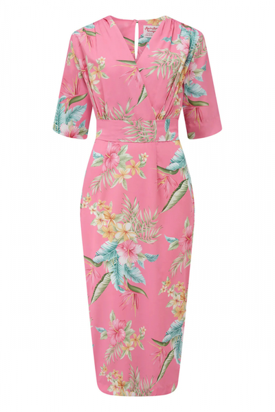 Pencil Dress, ROCK'N ROMANCE Evelyn Honolulu Pink