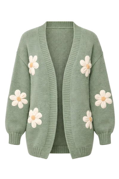 Cardigan, DAISIES Salvia