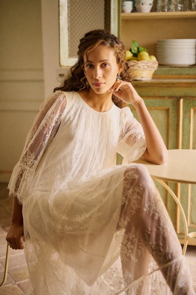 Lace Dress, CREAM Mira