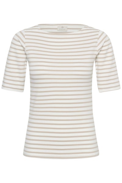 Top, LIDDY Boatneck Beige