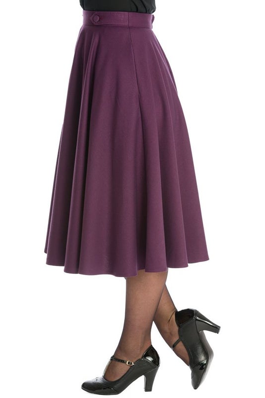 Swing Skirt, DI DI Aubergine (2278)