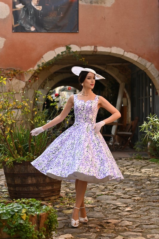 Swing Dress, LILAC MEADOW (881)