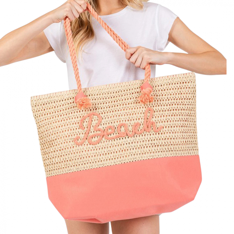 Summer Bag, BEACH Coral