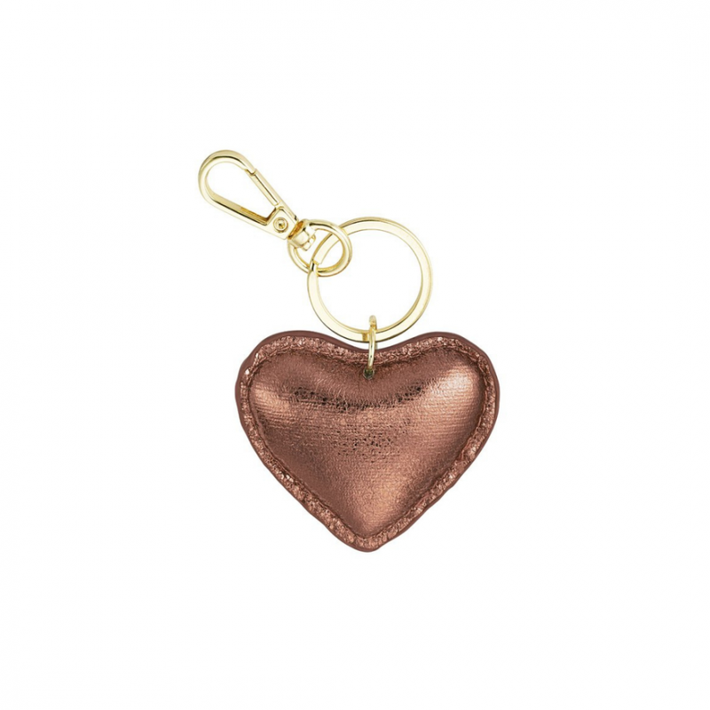 Keyring/Bag Accessory, HEART Bronze