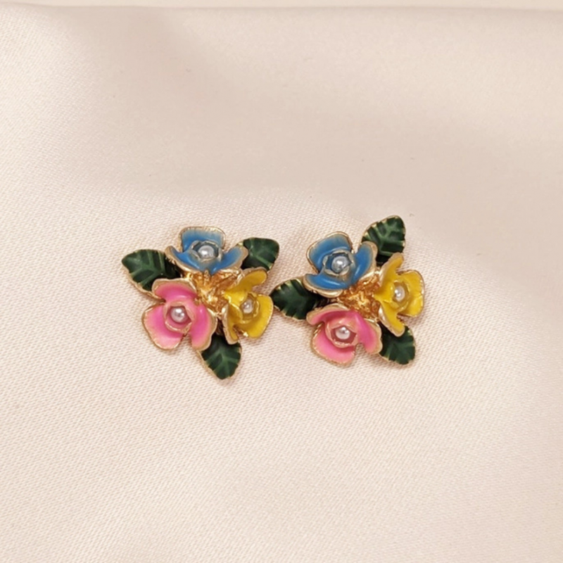 Earrings, FLORAL