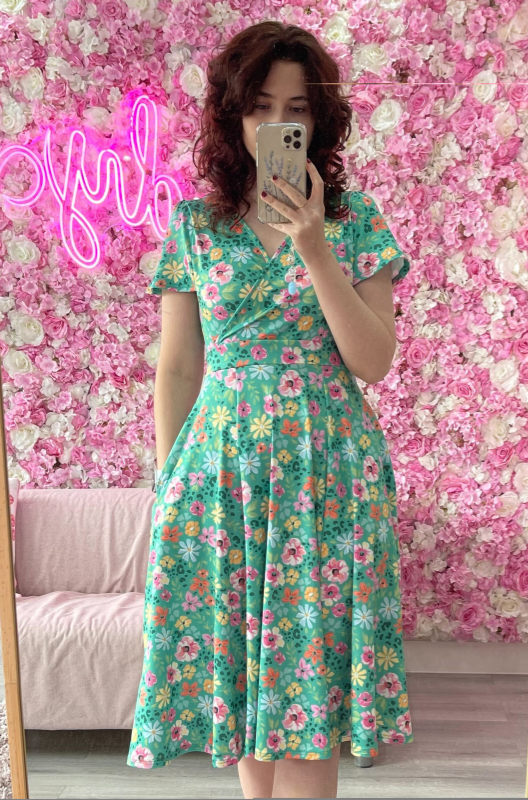 Swing Dress, LYRA Green Summer