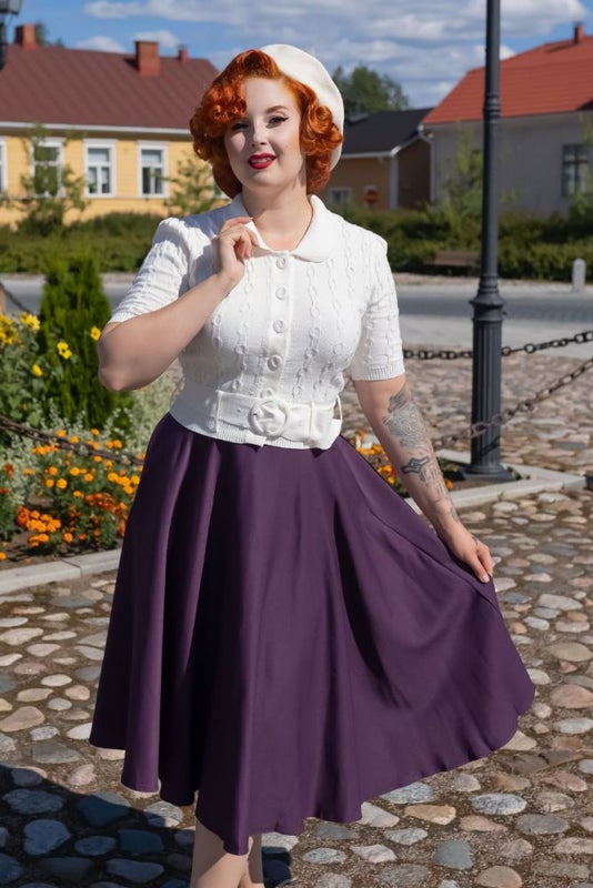 Swing Skirt, DI DI Aubergine (2278)