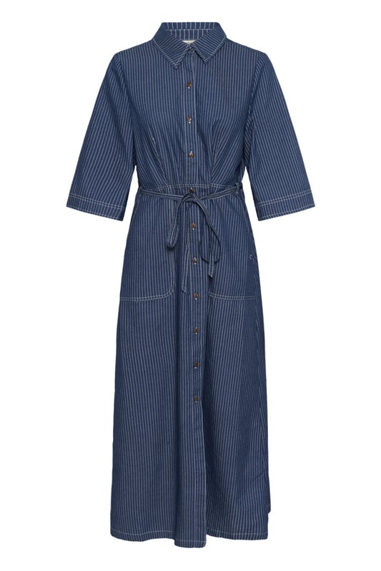 Dress, CREAM Agate Stripe