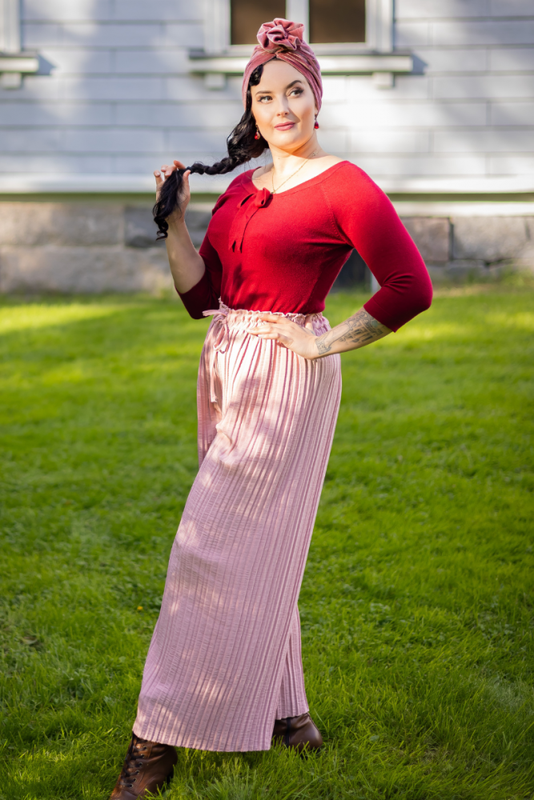 Pants, PLISSE Rose Pink