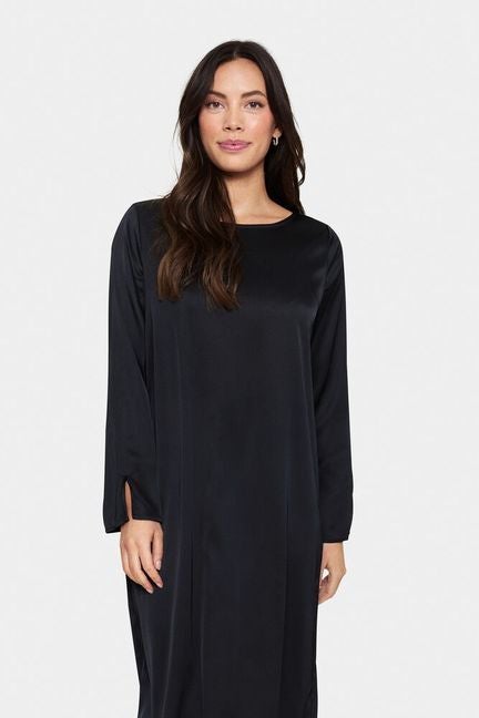 Satin Dress, ZHAFIA Black