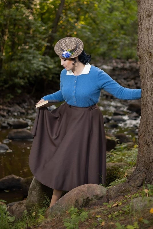 Swing Skirt, DI DI Brown (2278)