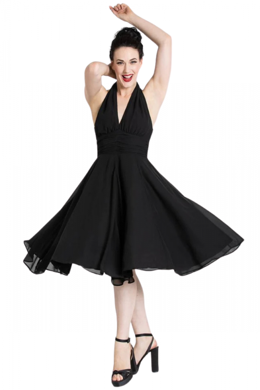 Swing Dress, MONROE Black (4556)